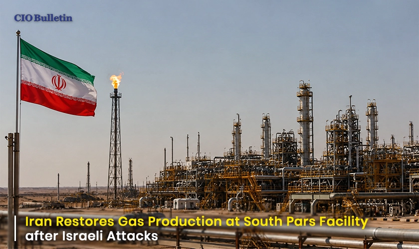  Iran Restores Gas Production at South Pars 